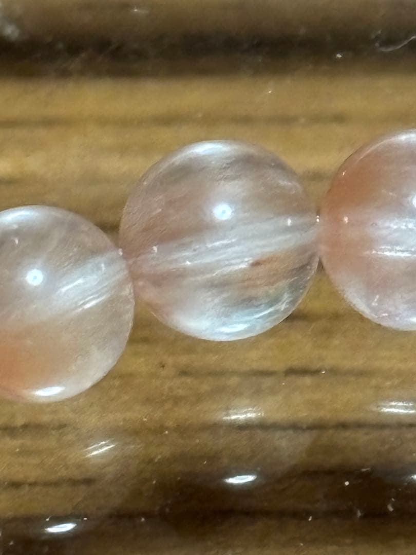 userさん専用！高品質高級天然石 ピンクサゲティニッククォーツ！ブレスレット