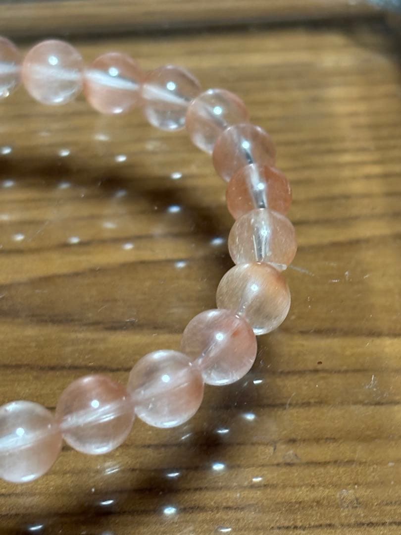 userさん専用！高品質高級天然石 ピンクサゲティニッククォーツ！ブレスレット