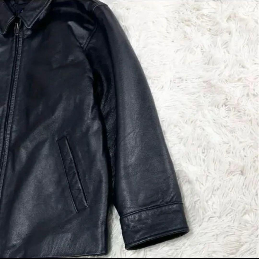 OLD GAP オールドギャップ 短丈 レザージャケット ブラック