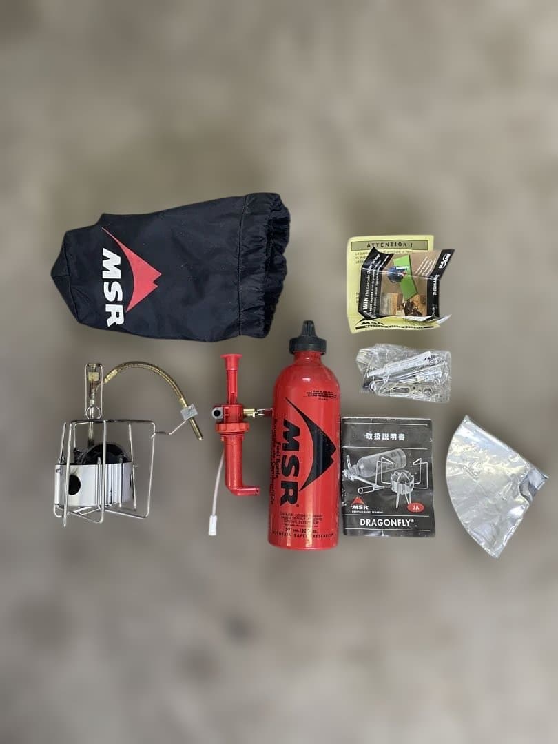 MSR ドラゴンフライ　ボトル付き　used