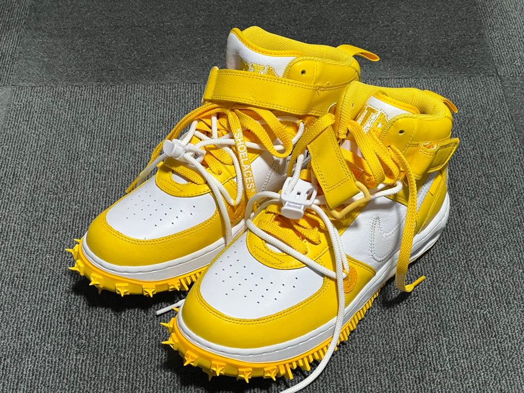 Off-White × Nike Air Force 1 Mid SP LTHR