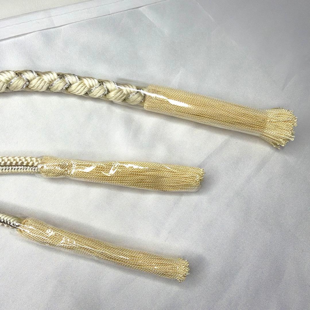 新品　2026年新作モデル　アイボリー　帯締め　帯揚げ　半襟　重ね襟　セット