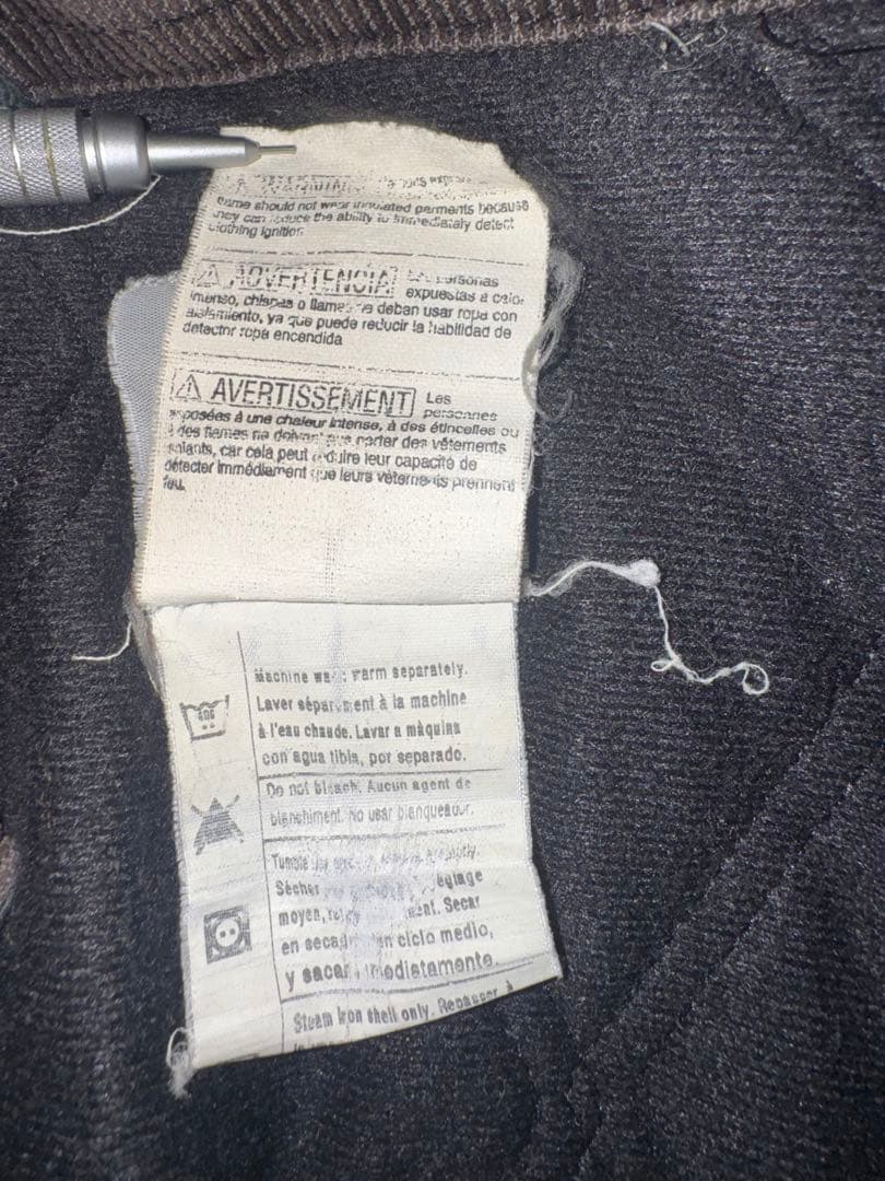 k*u様 Carhartt サンタフェジャケット J13 グリーン 企業ロゴ 美