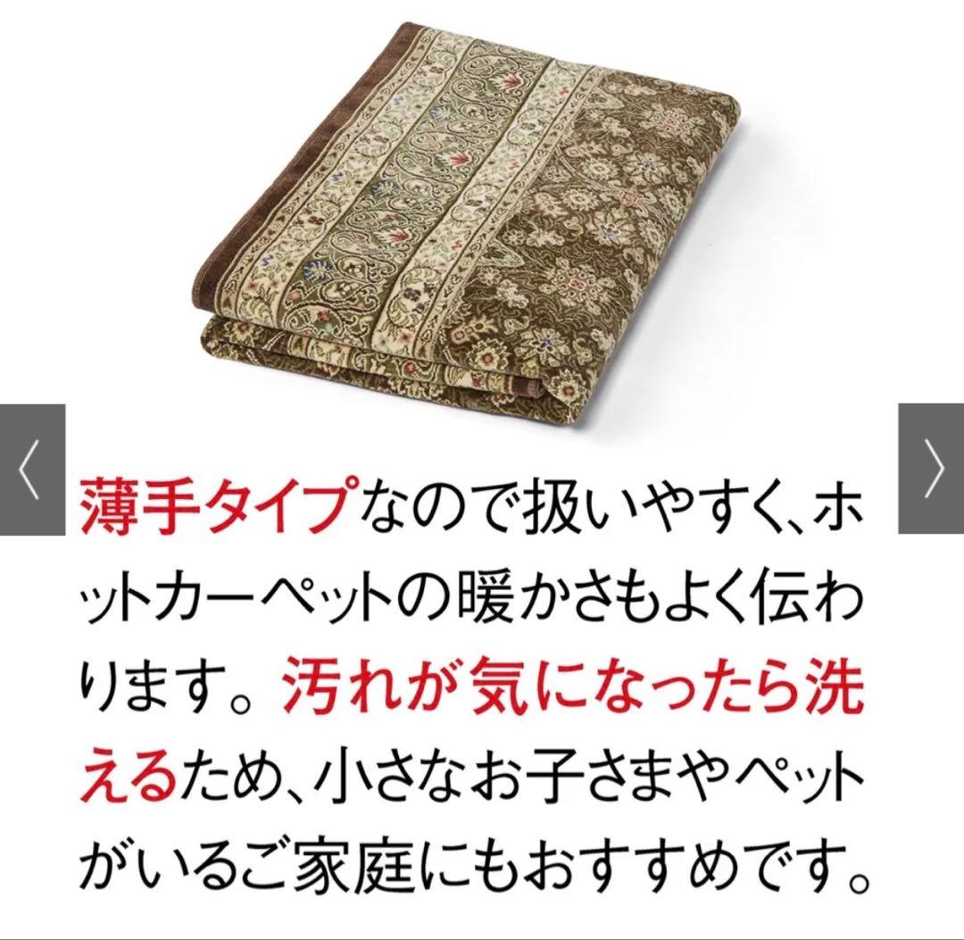 洗える抗菌防臭加工 モケット織ラグ ペルシャ風　カーペット　130×185cm