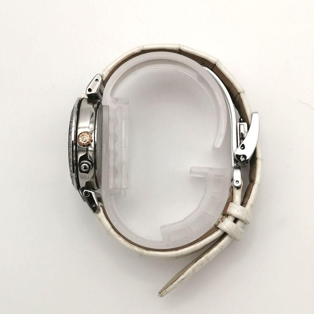 稼働✨ SEIKO　エクセリーヌ　ダイヤベゼル　シェル　腕時計　付属品　ソーラー