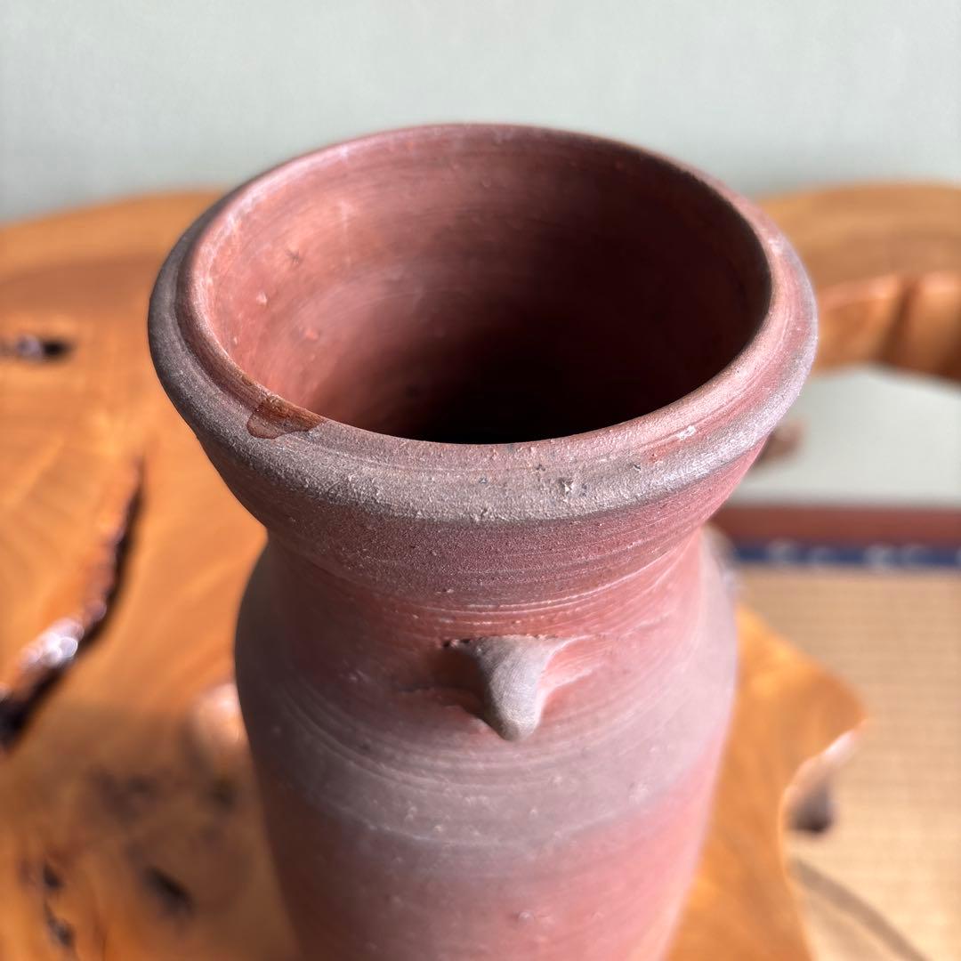 人間国宝 藤原雄 備前焼 共箱 高さ23.5cm