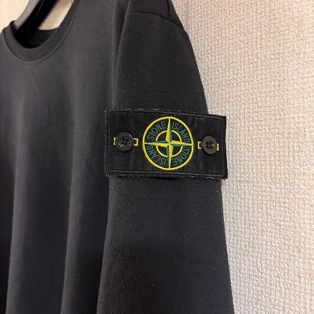 stone  黒長袖カットソー M
