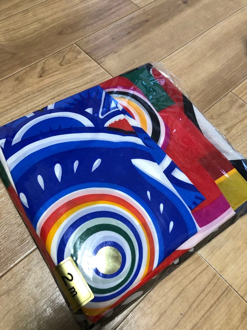 新品鯉のぼり (吹流し，黒鯉2m )