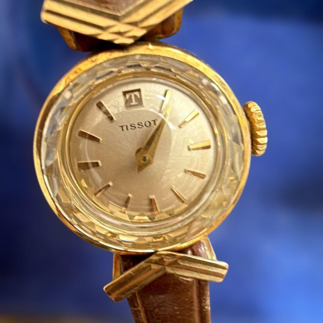 TISSOT アンティークタイプ❣️手巻きアナログ腕時計 ゴールド　お値打ち品❣️
