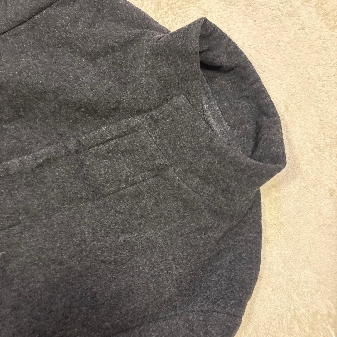 KENZO HOMME カシミヤ　ロングコート ハイネック 霜降りブラック　比翼