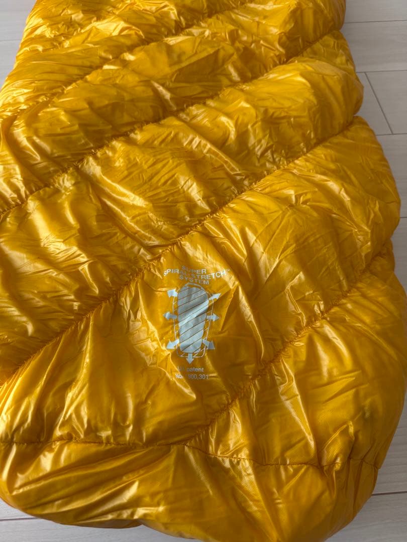 モンベル寝袋 ダウンハガー800＃2ロング サンフラワーR/ZIP