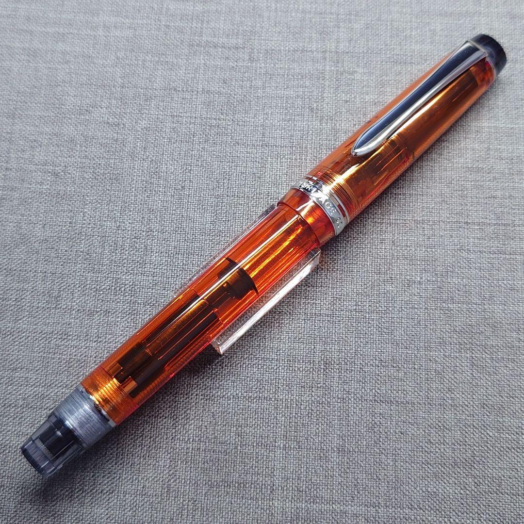 パイロット カスタムヘリテイジ92 透明オレンジ M