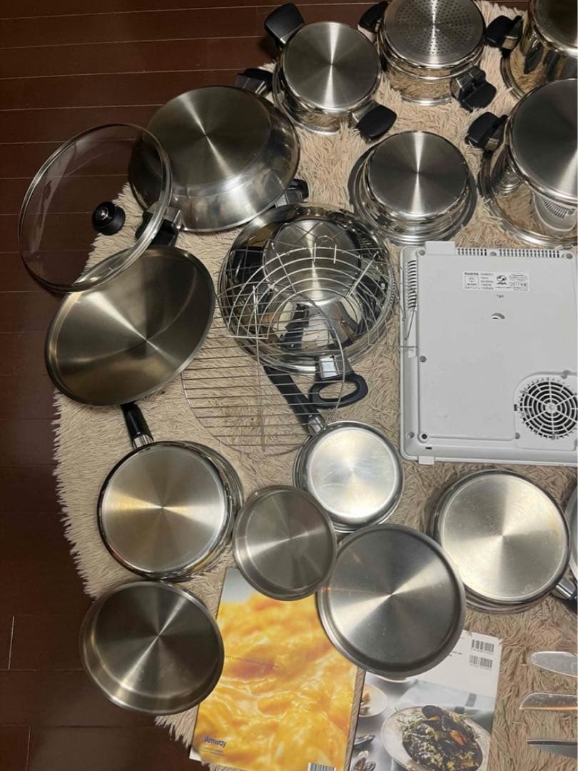 超お得セット‼️豪華セット‼️インダクションレンジ&24P&ナイフハサミ✴︎34万円‼️