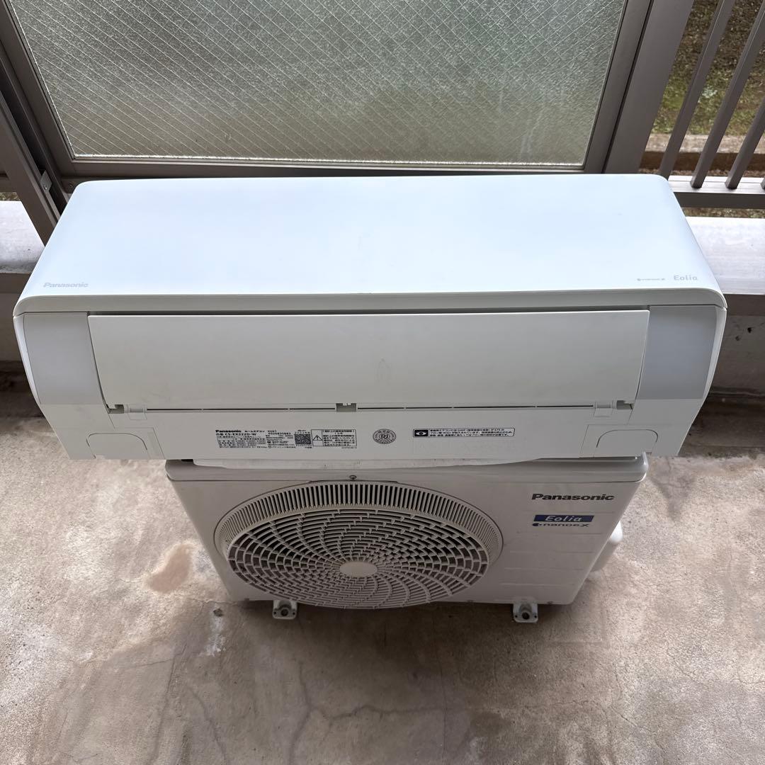 パナソニック　2022年製 ルームエアコン　CS-EX222D-W