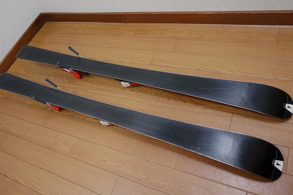 メンテ済 120cm 靴22cm ATOMIC 子供用スキーセット