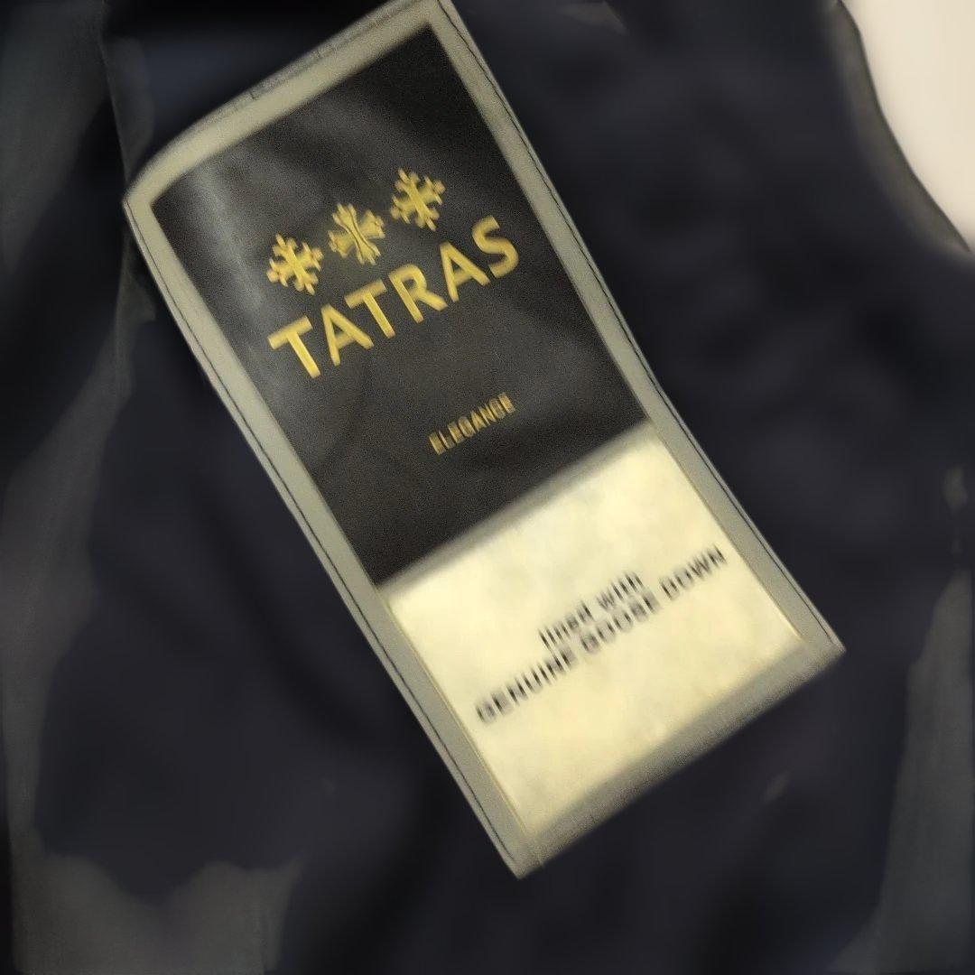 TATRASタトラス　ダウンベスト　ファー付　レディース　ネイビー　1サイズ　S