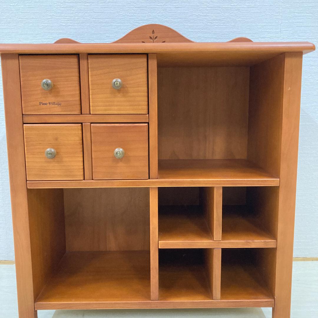 東海家具　Pine　Village　カントリー　キャビネット　収納　小引き出し