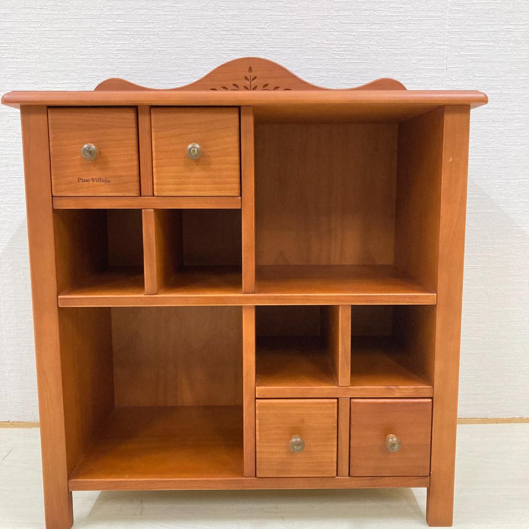 東海家具　Pine　Village　カントリー　キャビネット　収納　小引き出し