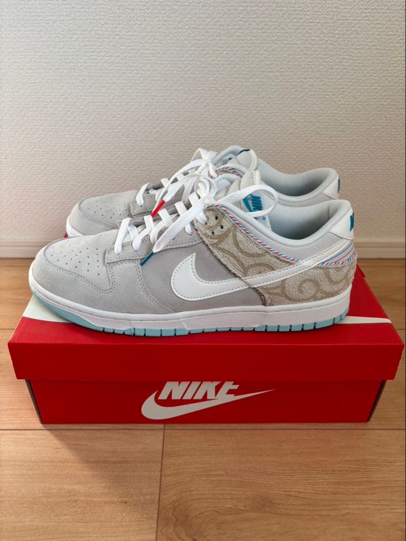 靴 Nike Dunk Low \"Barber Shop Grey\"
