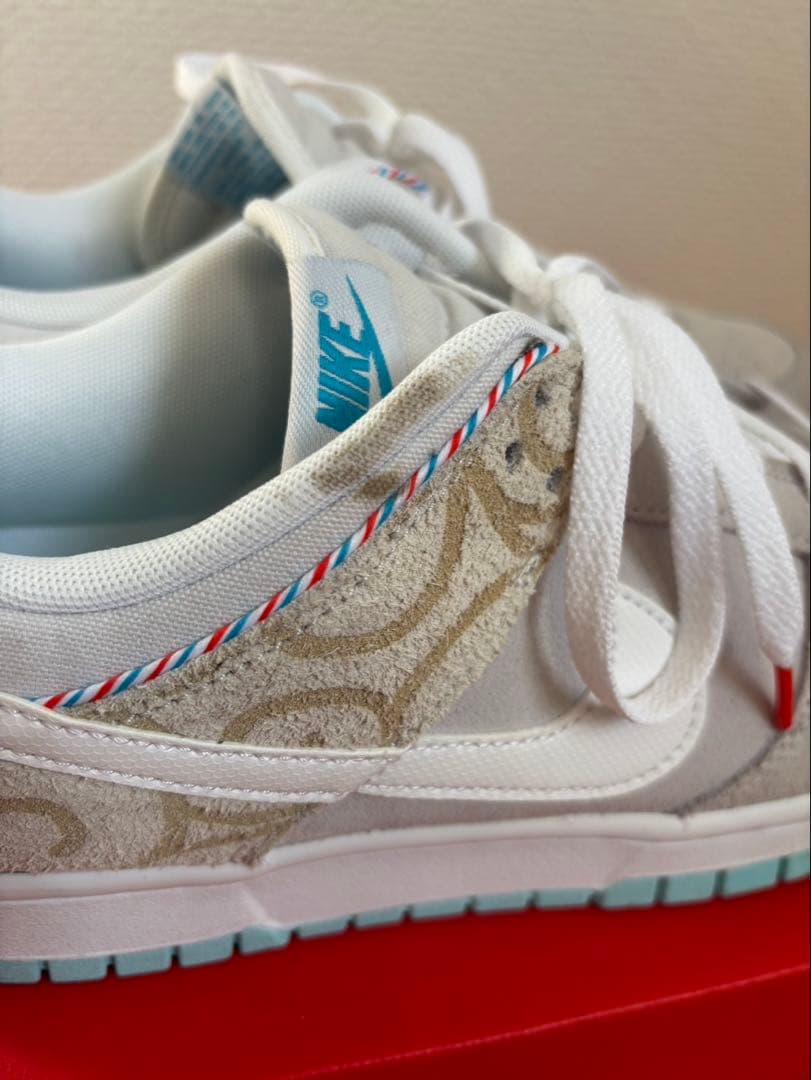 靴 Nike Dunk Low \"Barber Shop Grey\"