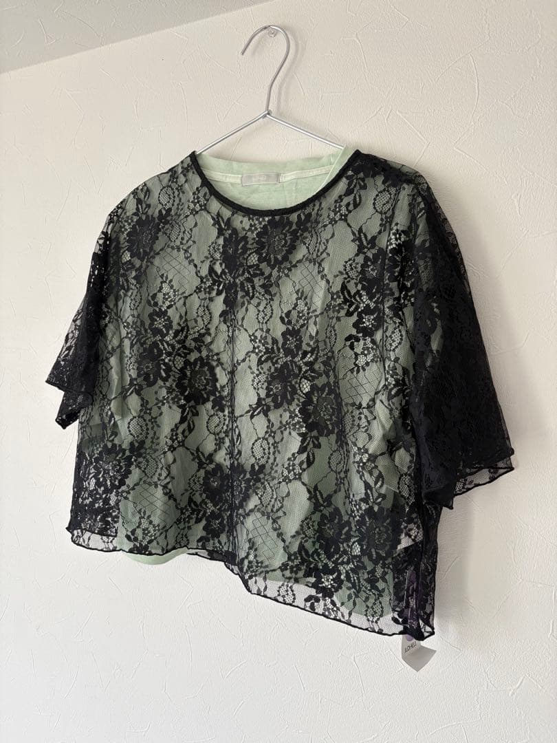 2点SET elchele/エルチェレ LACE UNIVERSAL TEE