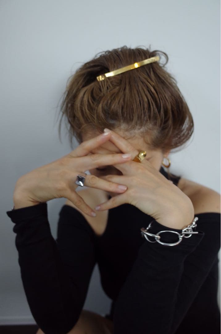 portray jewelry barretta -01 gold バレッタ