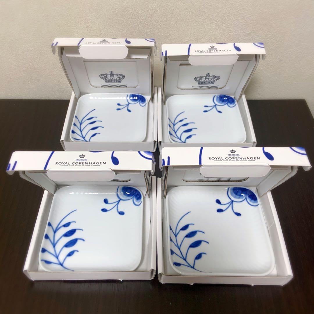 の*り様 【新品未使用】ロイヤルコペンハーゲン　メガスモールスクエアディッシュ