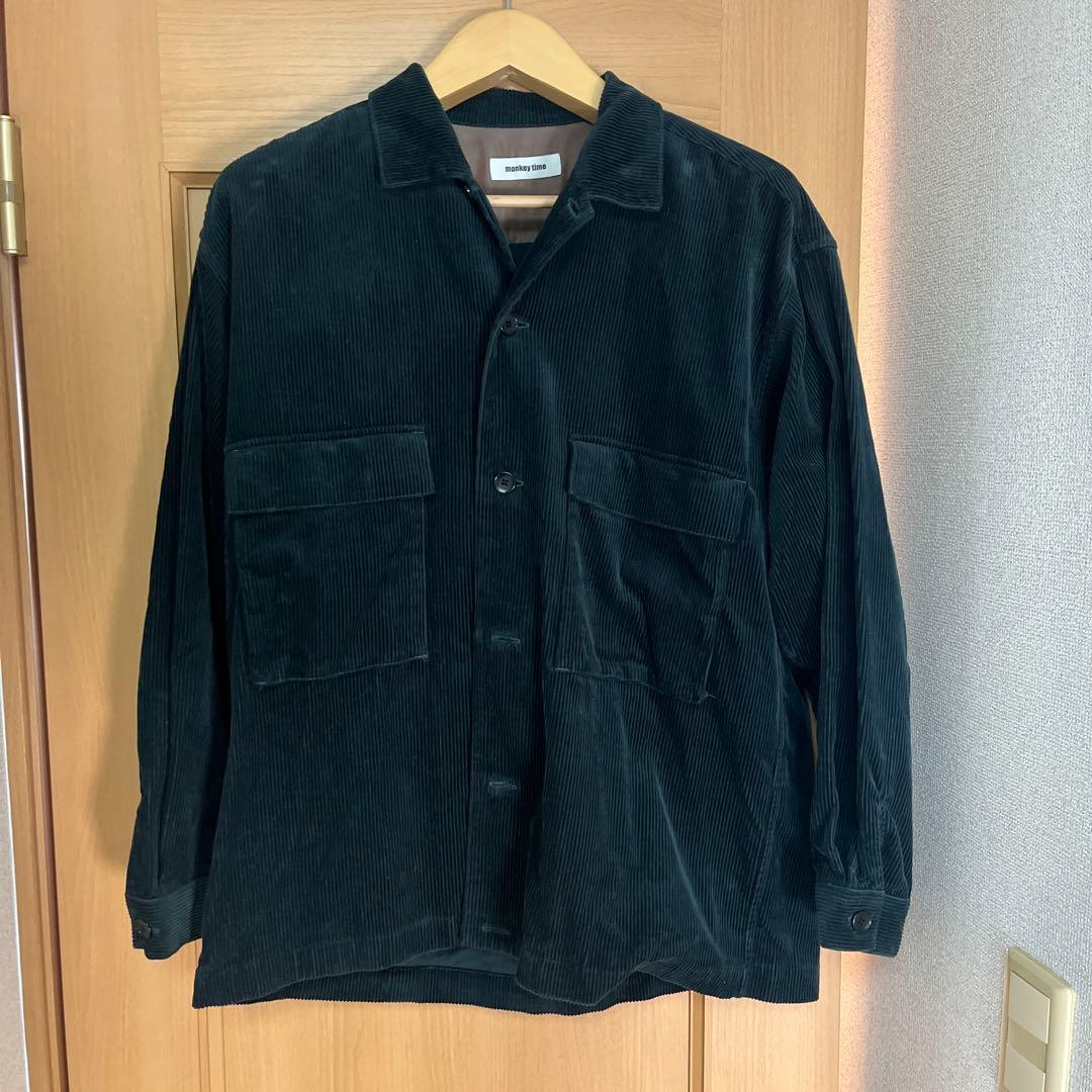 monkey time コーデュロイセットアップLサイズ グリーン