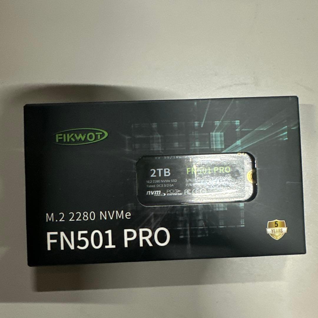 内蔵型SSD Fikwot FN501 Pro 2TB NVMe SSD M.2 2280
