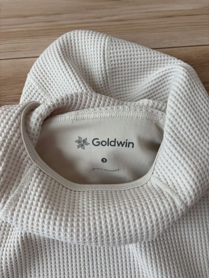 Goldwin ワッフルライトロングスリーブフーディー
