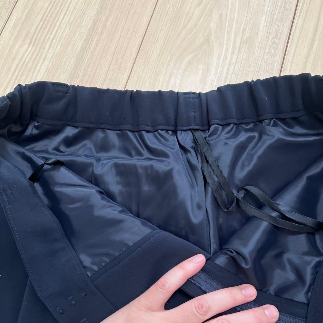 INDIVI パンツ スーツ セットアップ 41 XL ウエストゴム　卒園入学