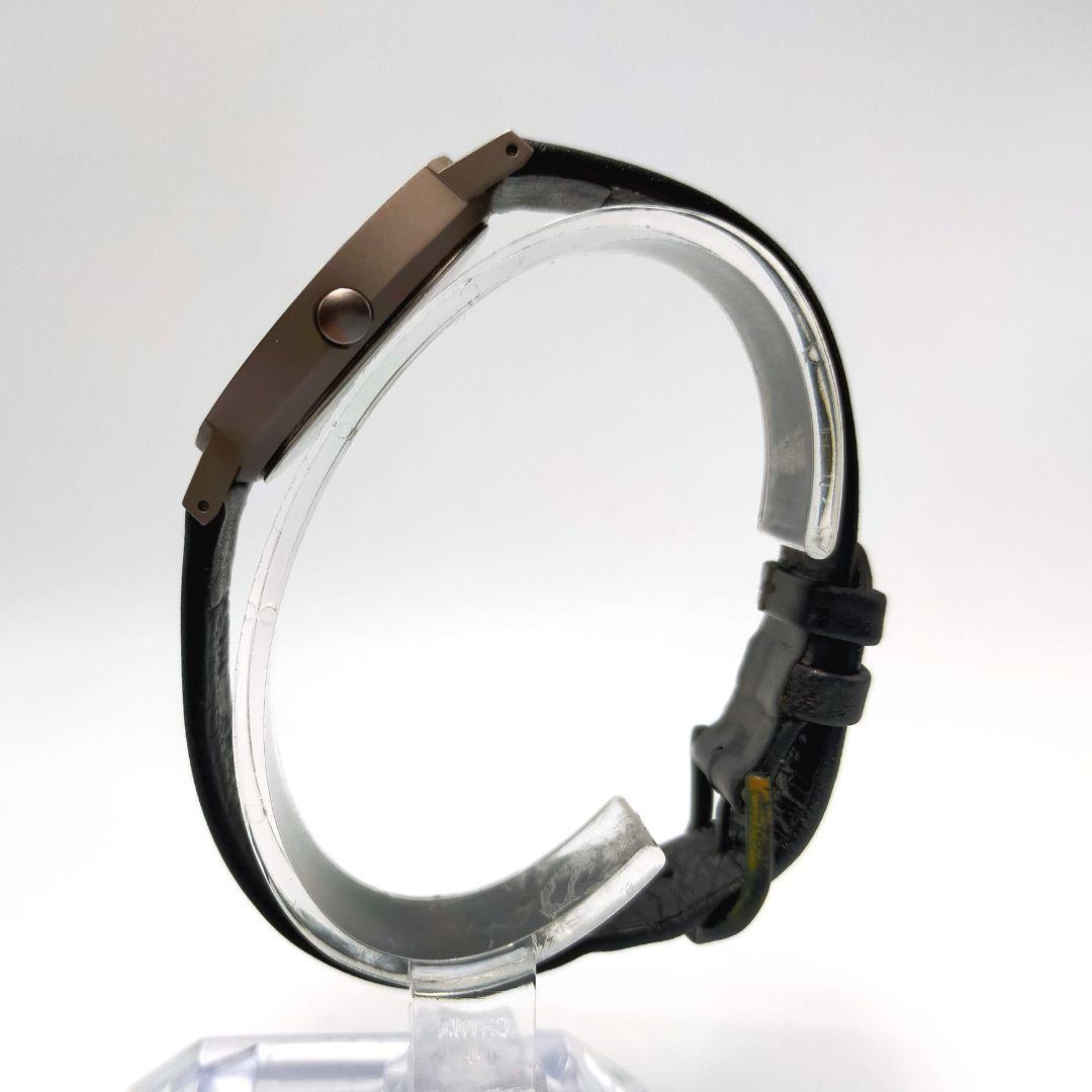 【激レア一本針】モンディーン真鍮ケース｜純正レザー｜電池交換済｜24H発送