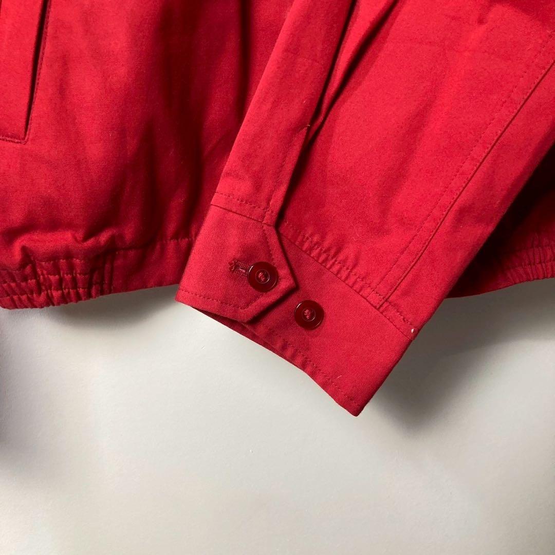 VAN JAC スイングトップ　ブルゾン　赤 VAN JACKET ショート丈