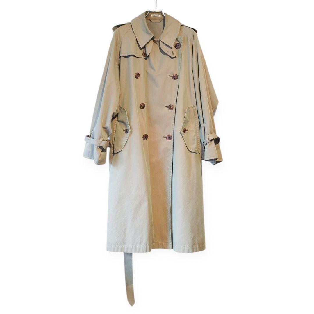 【AURALEE】 FINX CHAMBRAY BIG TRENCHCOAT 3