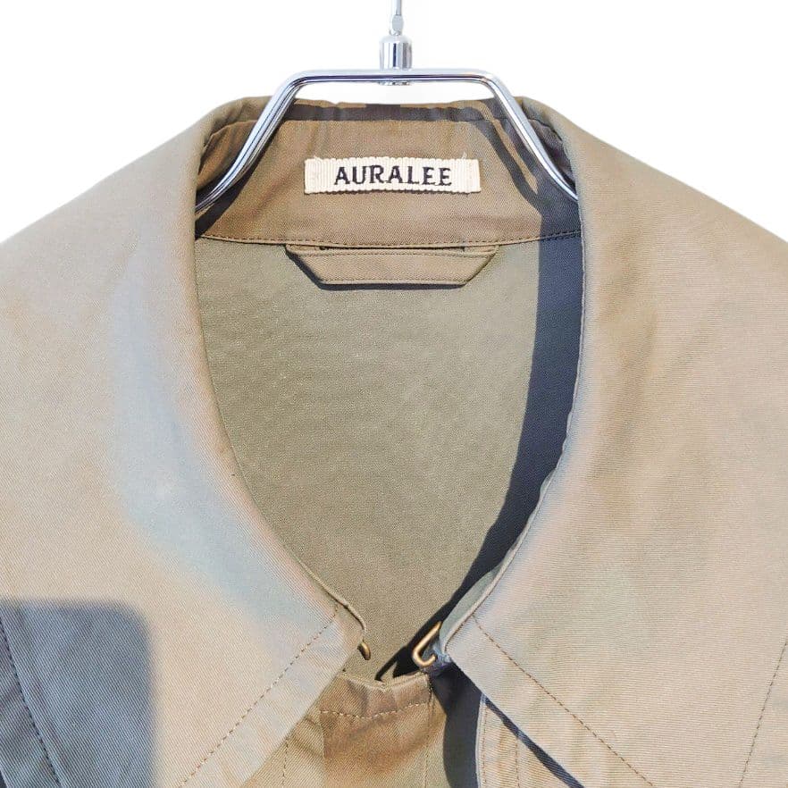 【AURALEE】 FINX CHAMBRAY BIG TRENCHCOAT 3