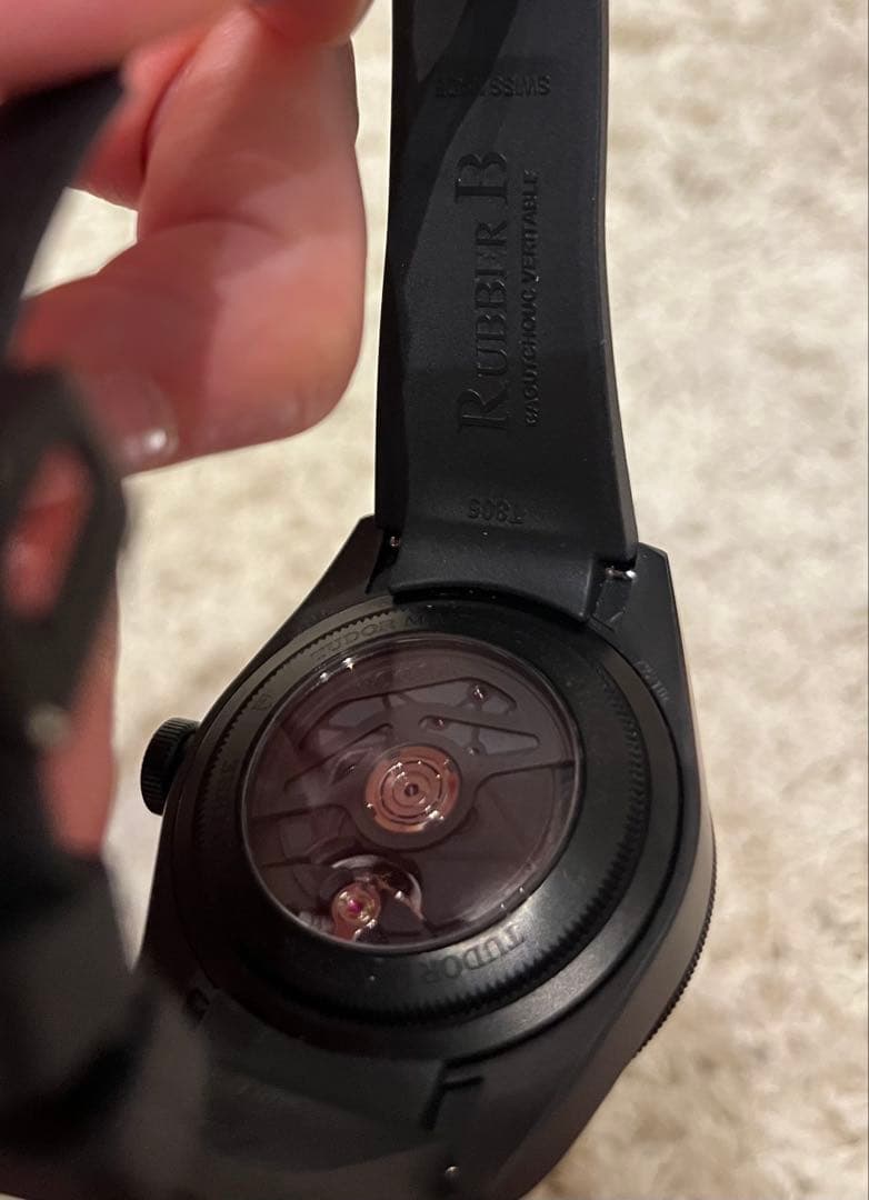 美品　TUDOR チューダー ブラックベイ セラミック　4万相当ラバーベルト付属