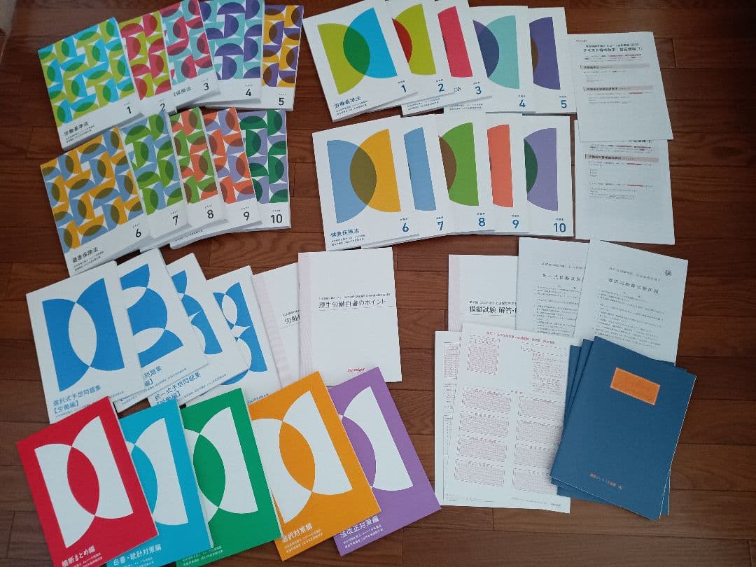 フォーサイト　社労士通信講座　2025年　テキスト、問題集一式