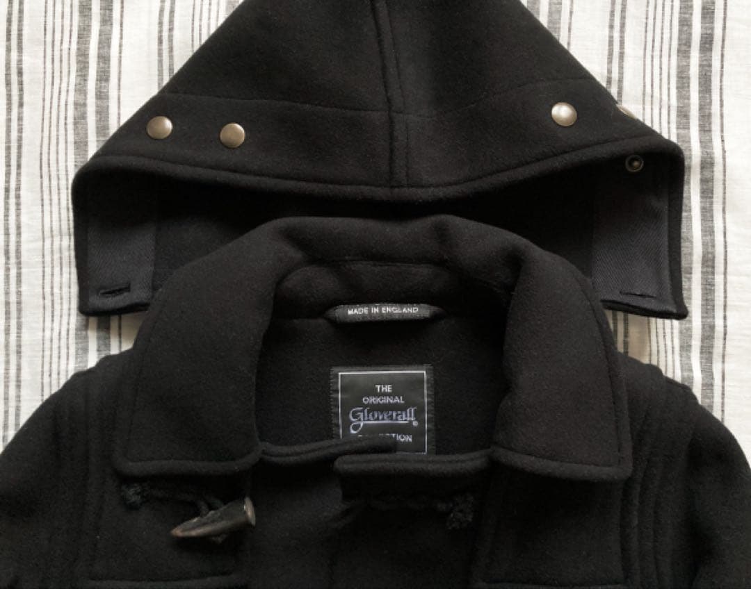 【未使用】GLOVERALL ELIZA ダッフルコート 38 ブラック