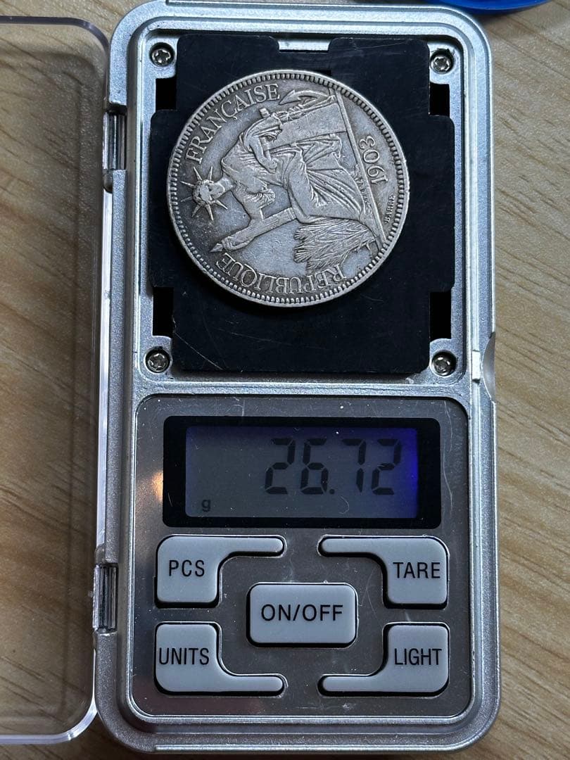 s*p様 1903年 フランス ピアストル 銀貨 インドシナ銀貨