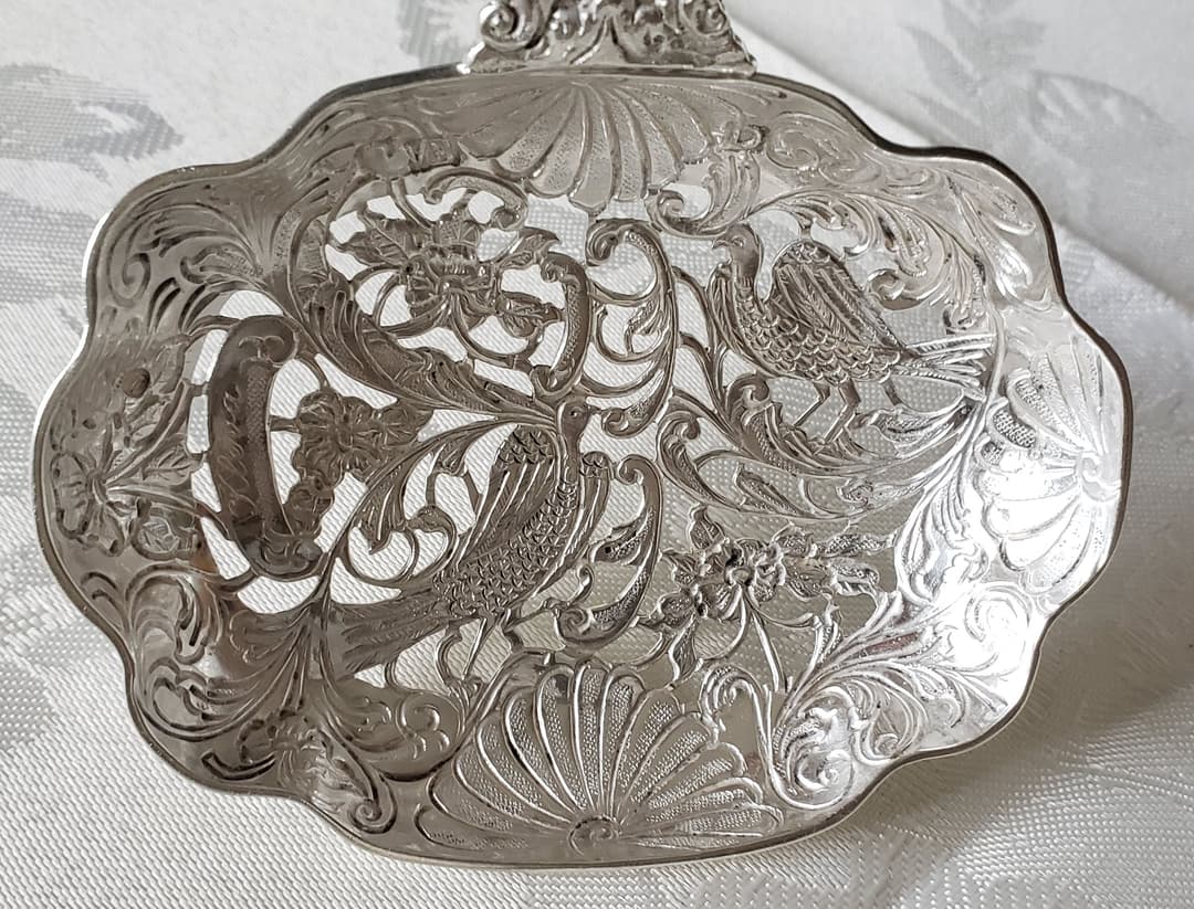 純銀 スターリング 特大 ボンボンスプーン アンティーク