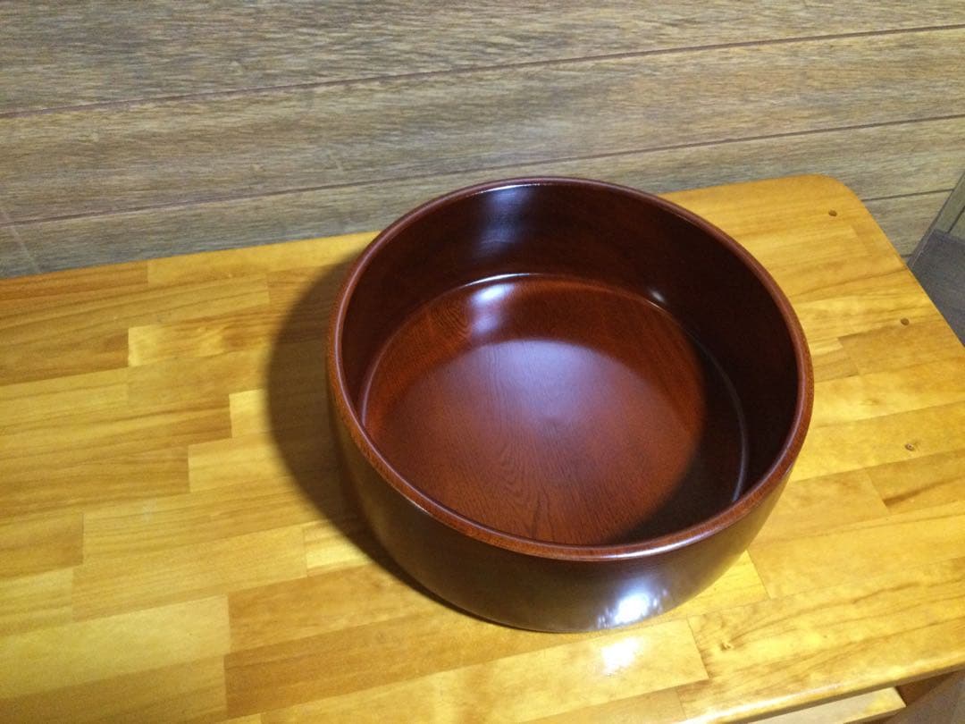 欅茶びつ 木製茶色 ＊ 美しい木の温もり　美品
