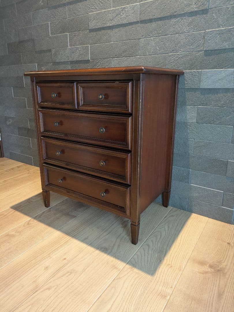 東海家具 KENT ケントシリーズ サイドチェスト 4段 整理タンス