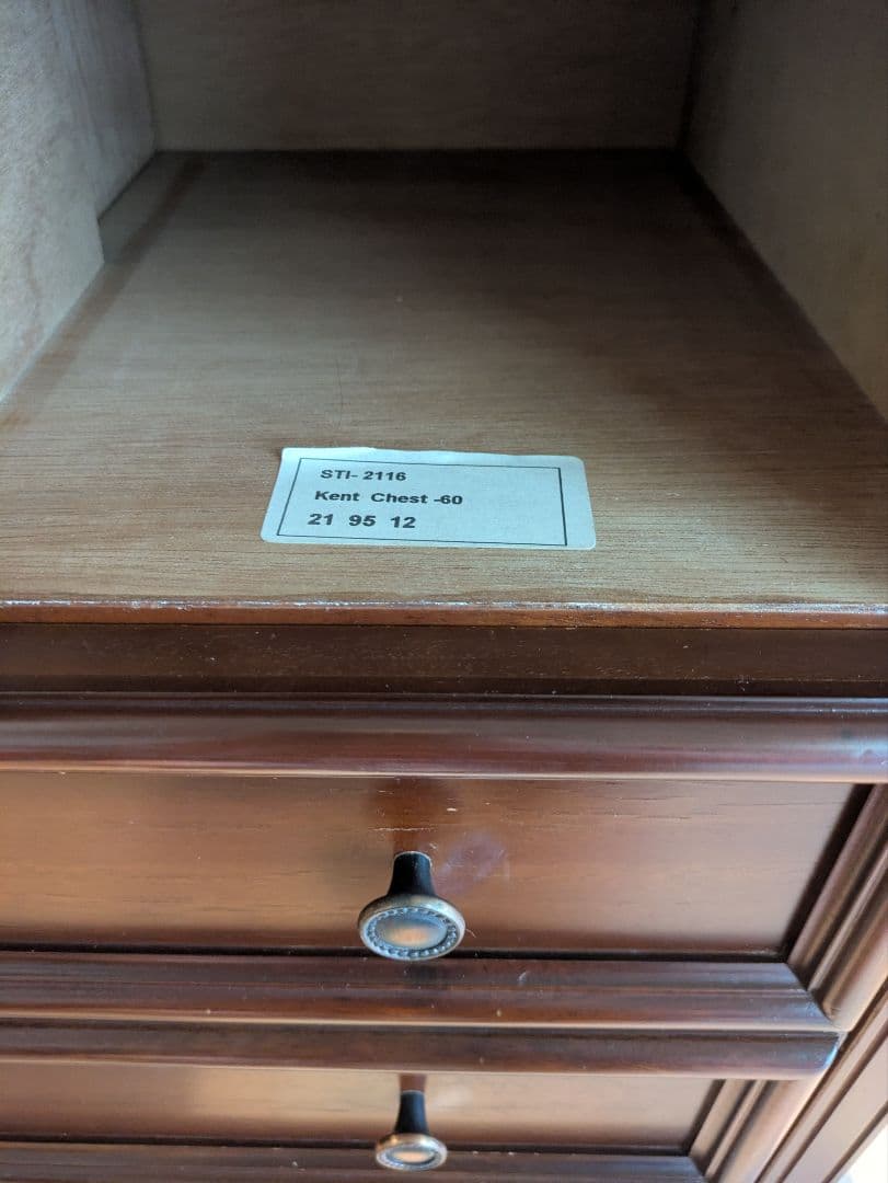 東海家具 KENT ケントシリーズ サイドチェスト 4段 整理タンス