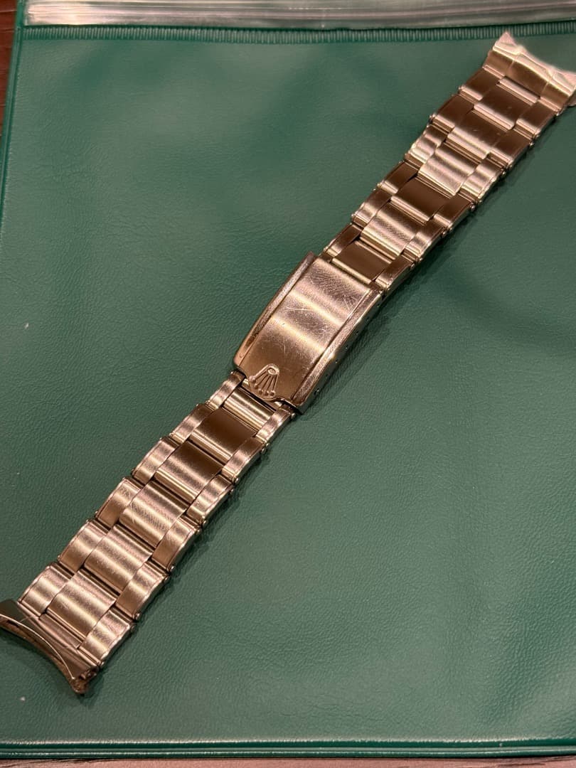 【リプレイス】7206 リベットブレス　社外中古品　サブマリーナ5513で使用