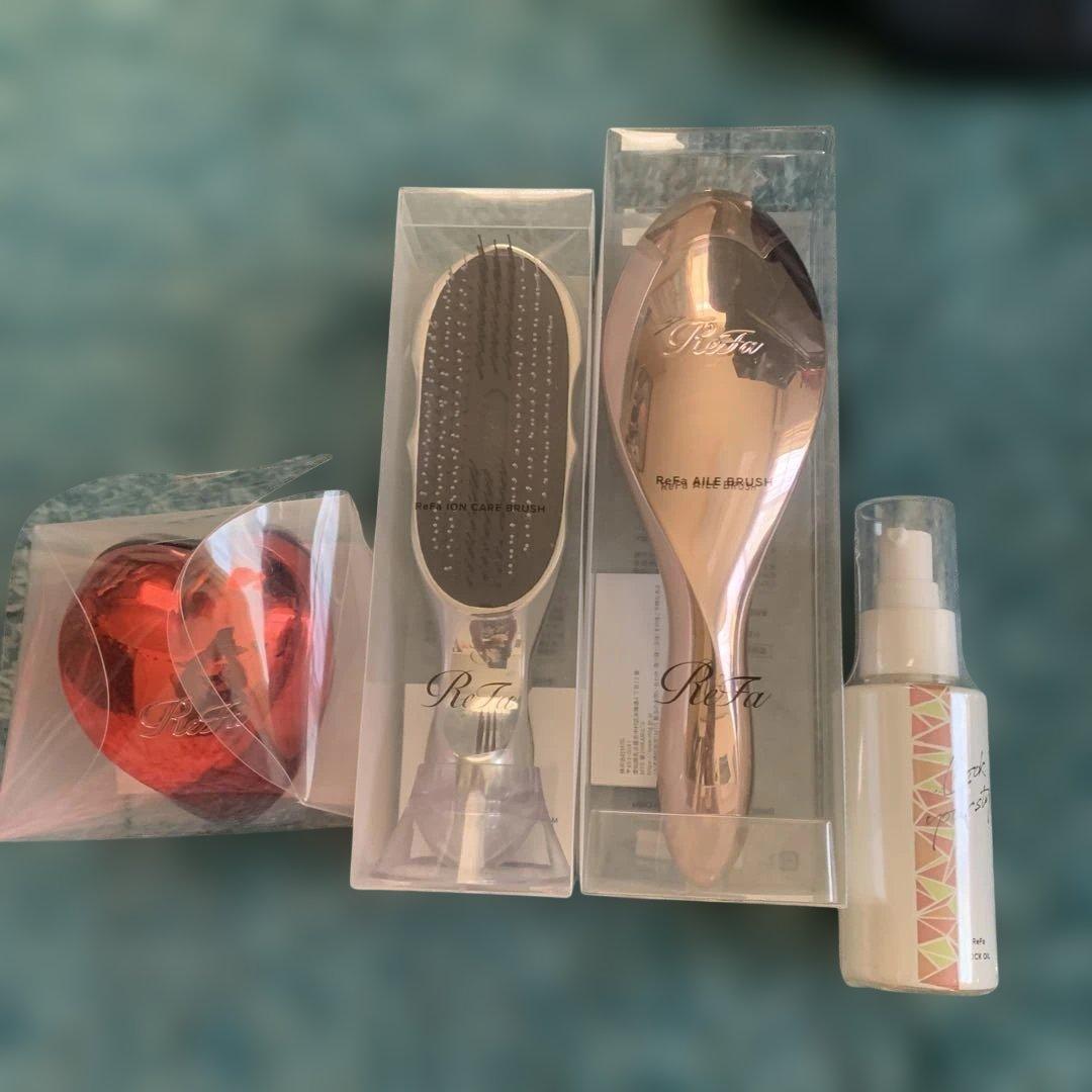 ReFa エールブラシ & イオンケアブラシ　ヘアオイル