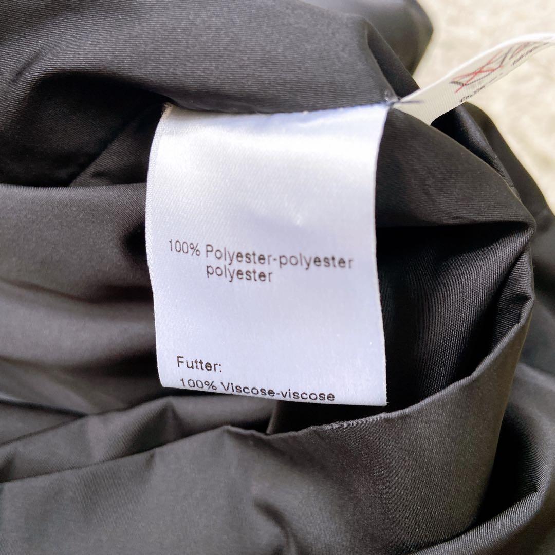 美品　アクリス　2way スプリングコート　ハーフコート　ブラック　M相当