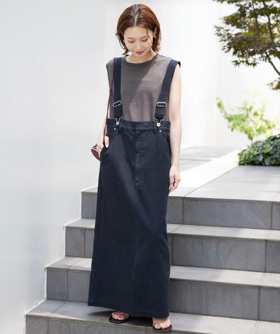 新品⭐︎SLOBE IENA（スローブイエナ）のハイウエストジャンパースカート