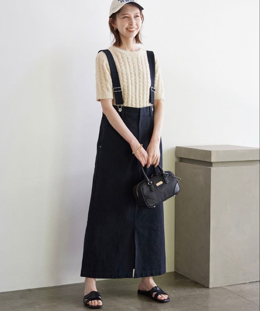 新品⭐︎SLOBE IENA（スローブイエナ）のハイウエストジャンパースカート