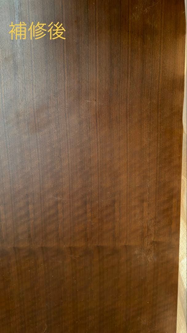 ウォルナット突板　ガス圧昇降式テーブル 110x60cm キャスター付き