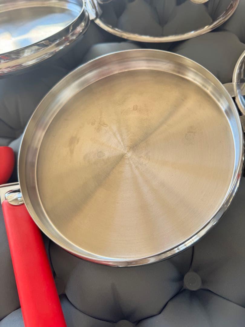 CRISTEL クリステル 鍋 16、18、20cm 3点ハンドルグリップ各2個